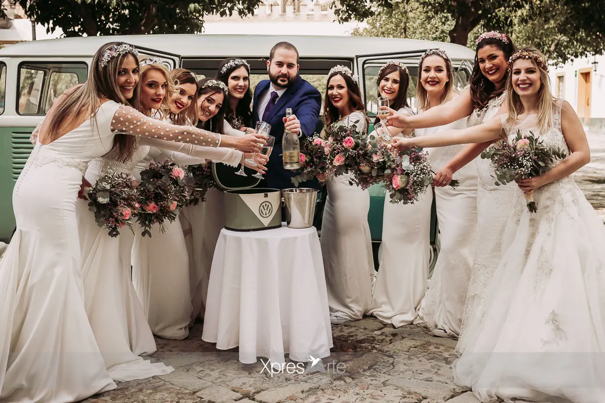 furgoneta vintage para bodas 2R clasicos Sevilla