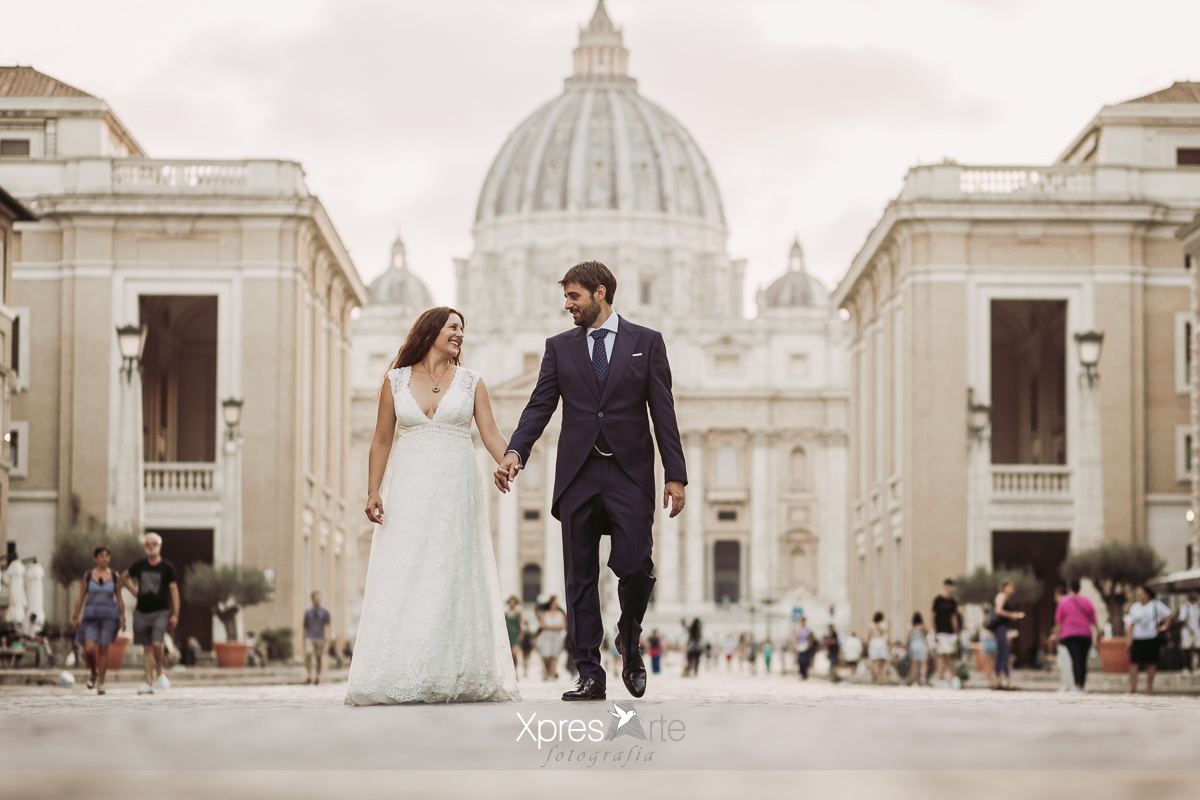 Fotógrafo de boda en Roma