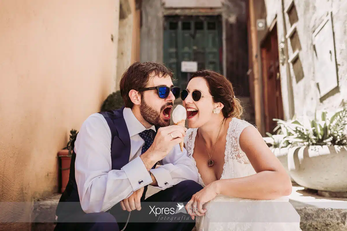 Fotos de novios Gelateria del Teatro