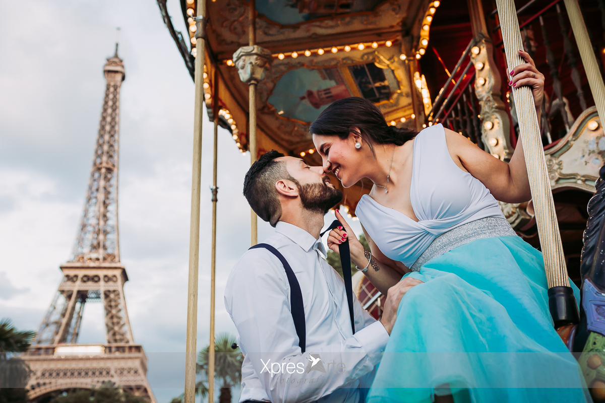 Fotos reportaje preboda en París.